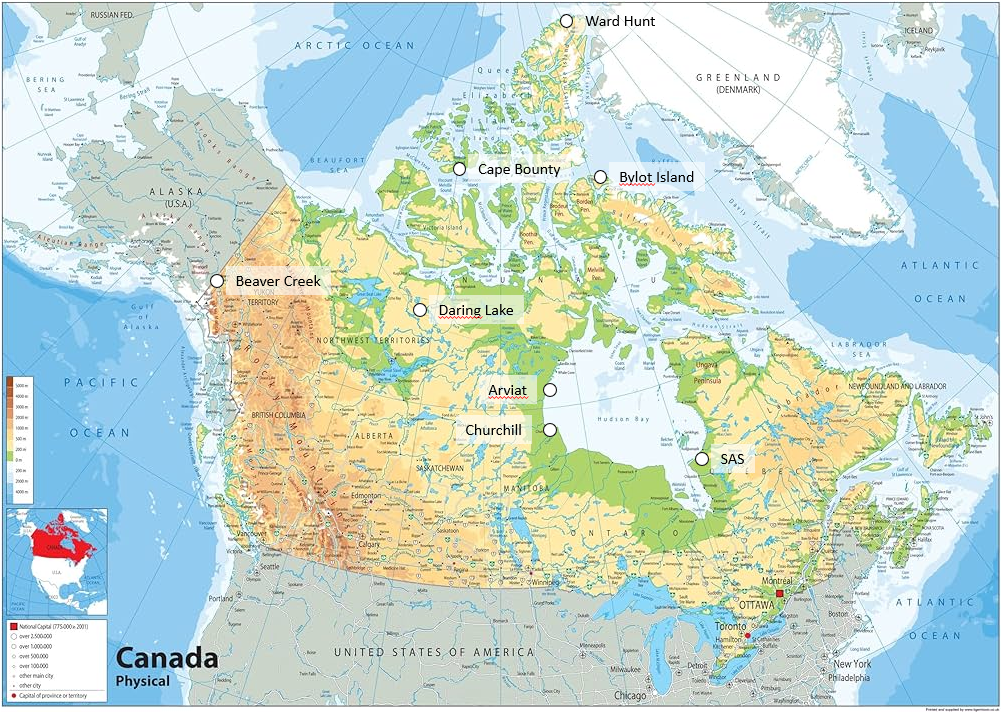 Exp&eacute;dition PEACE 3 carte forages