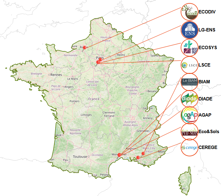 Unités RhizoSeqC France Unités RhizoSeqC France